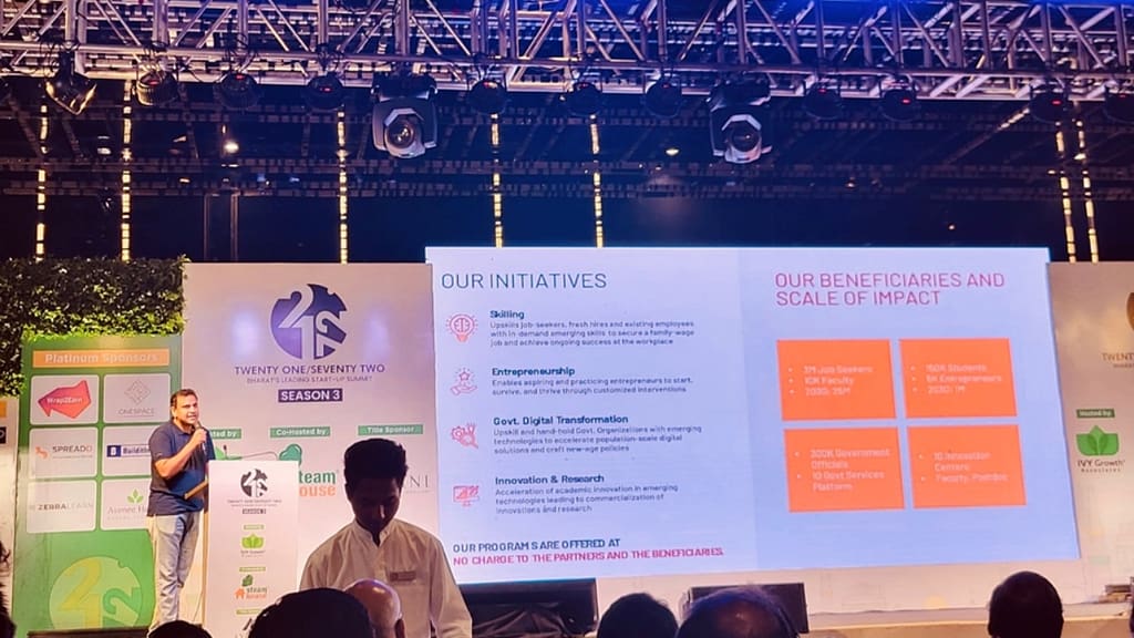 Wadhwani Foundation's standout presence at 21BY72 Startup Summit 2024 Signals Bright Future for Indian Startups